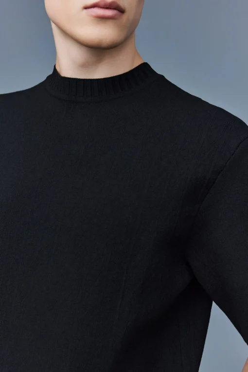 ABRAM Stretch Viscose Knit Top