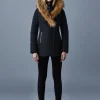 ADALI down coat with natural fur Signature Mackage Collar
