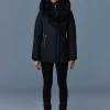 ADALI Down coat with sheepskin Signature Mackage Collar