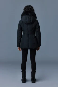 ADALI Down coat with sheepskin Signature Mackage Collar