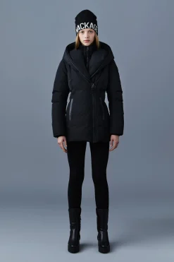 ADALI Down coat with Signature Mackage Collar