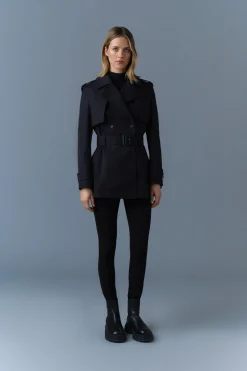 ADVA Mid-Length Buckled Belt Trench