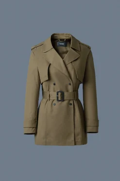 ADVA Mid-Length Buckled Belt Trench