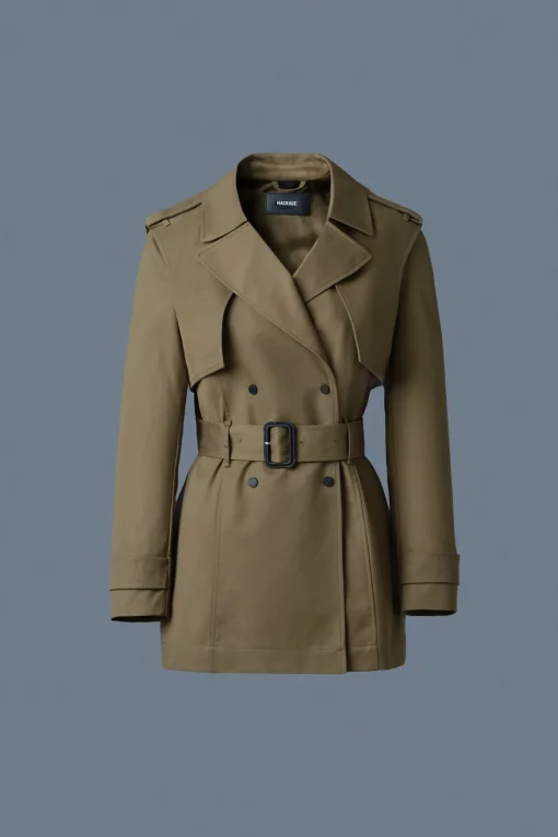ADVA Mid-Length Buckled Belt Trench