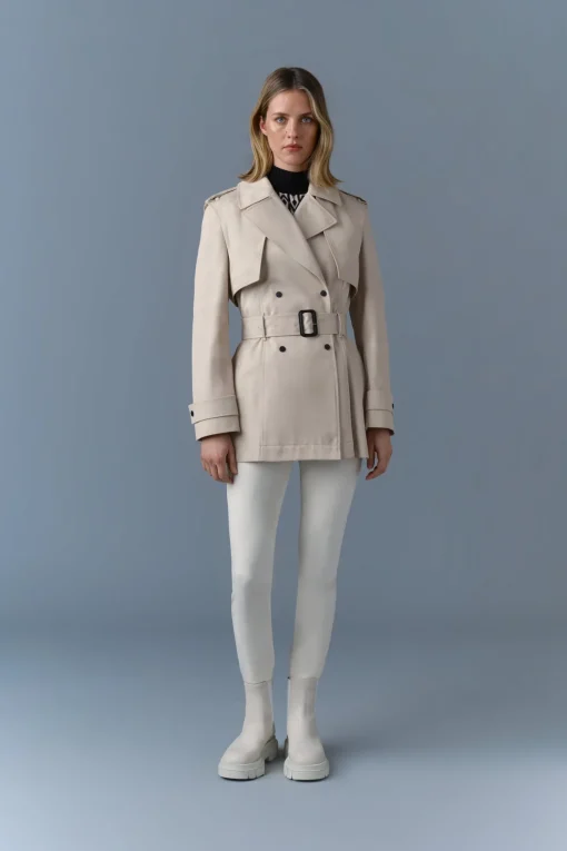 ADVA Mid-Length Buckled Belt Trench