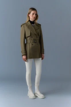 ADVA Mid-Length Buckled Belt Trench