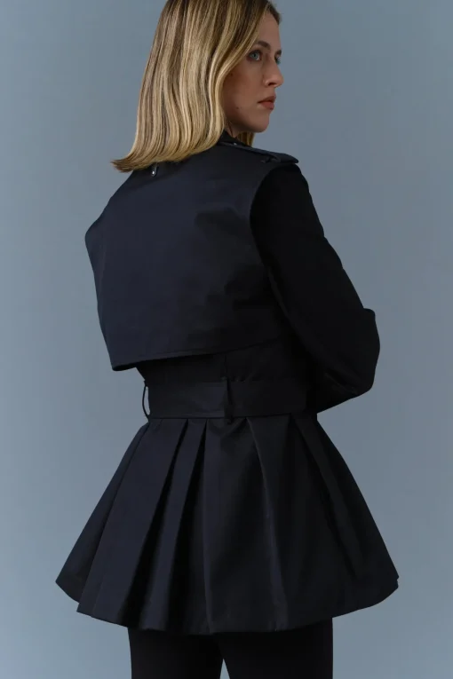 ADVA Mid-Length Buckled Belt Trench