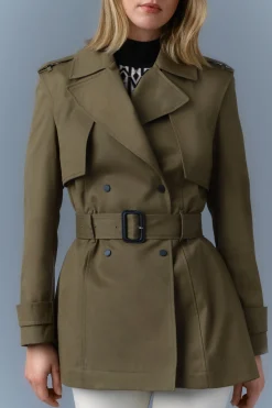 ADVA Mid-Length Buckled Belt Trench