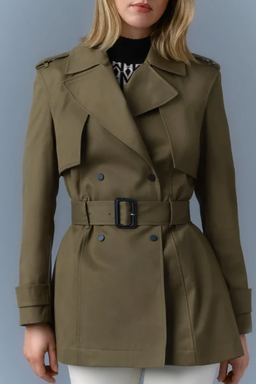 ADVA Mid-Length Buckled Belt Trench