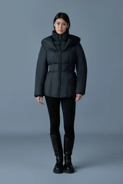 ALANA Tech satin medium down jacket