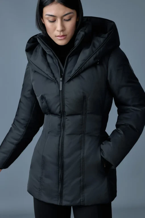 ALANA Tech satin medium down jacket