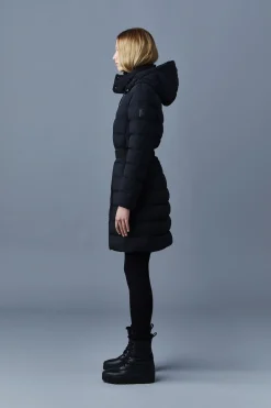 ASHLEY stretch light down with removable hood