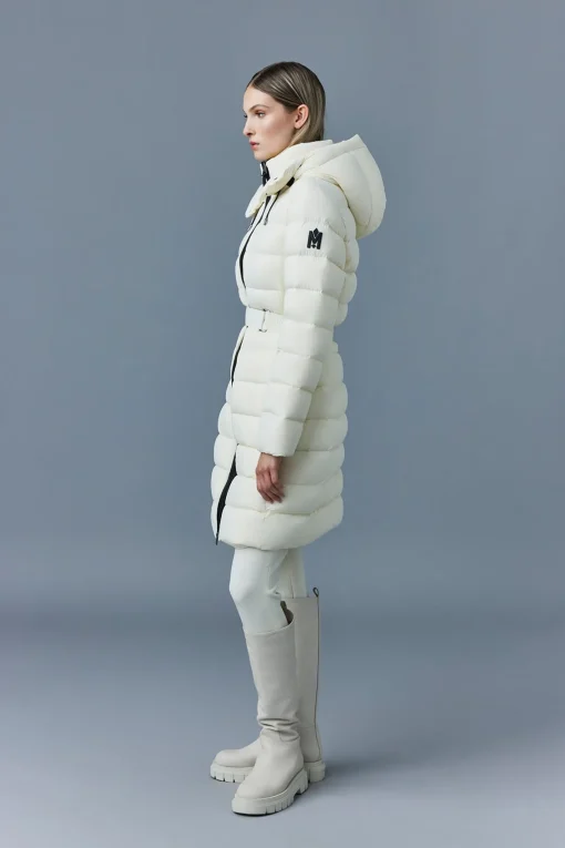ASHLEY stretch light down with removable hood
