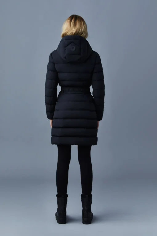 ASHLEY stretch light down with removable hood