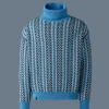 ASTOR-CK Jacquard chain-knit wool sweater