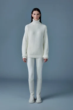 ASTOR-WM Rib Knit merino wool sweater