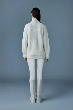 ASTOR-WM Rib Knit merino wool sweater