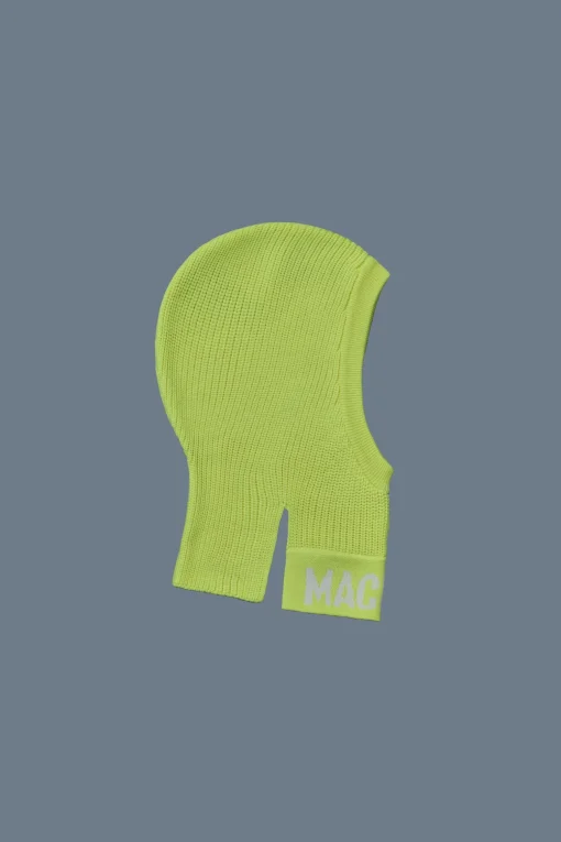 AURORA Knit merino blend logo balaclava