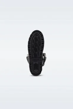 BAIN-W Leather mid-calf lace-up boots