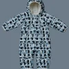 BAMBI-NV Recycled washable down snowsuit for babies (3-24 months)