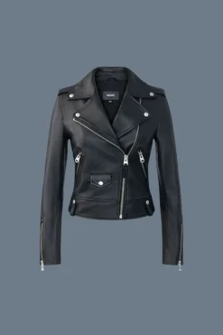 BAYA (R) Leather biker jacket