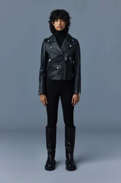 BAYA (R) Leather biker jacket
