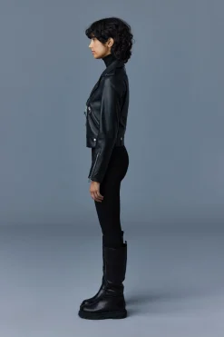 BAYA (R) Leather biker jacket