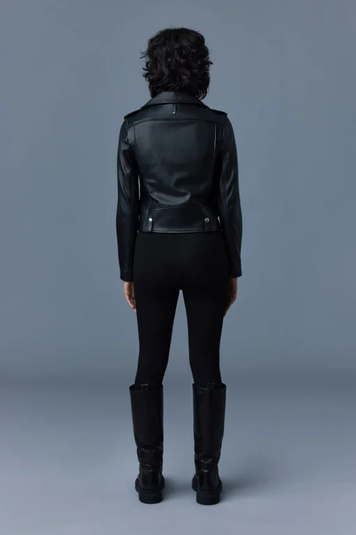 BAYA (R) Leather biker jacket