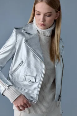 BAYA (R) Leather biker jacket