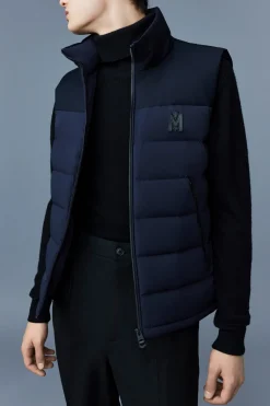 BOBBIE Agile-360 stretch light down vest with stand collar