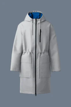 BRODEN Recycled Technical Long Raincoat