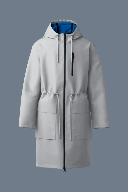 BRODEN Recycled Technical Long Raincoat