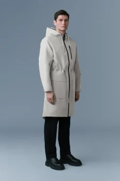 BRODEN Recycled Technical Long Raincoat