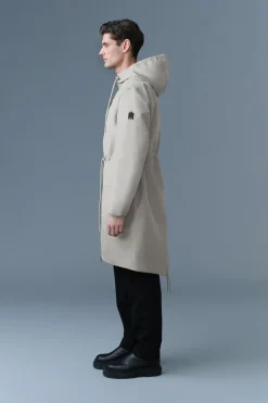 BRODEN Recycled Technical Long Raincoat