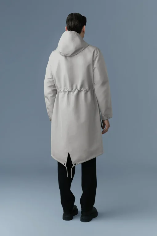 BRODEN Recycled Technical Long Raincoat