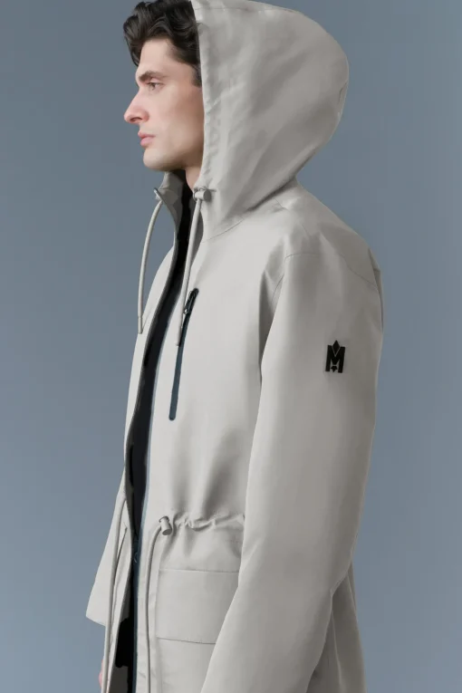 BRODEN Recycled Technical Long Raincoat
