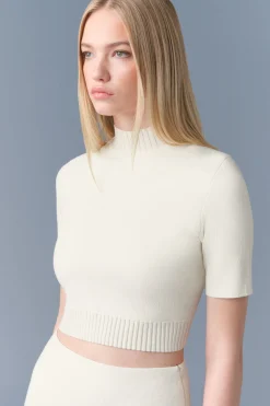 CAIA Stretch Viscose Knit Top