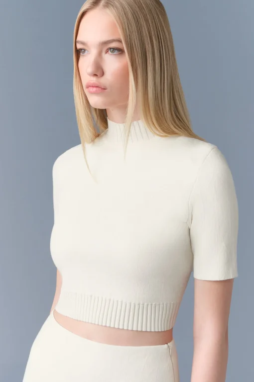 CAIA Stretch Viscose Knit Top