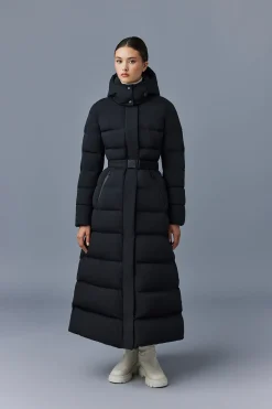 CALINA-CITY Stretch down maxi coat