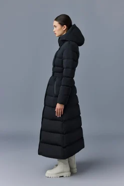 CALINA-CITY Stretch down maxi coat