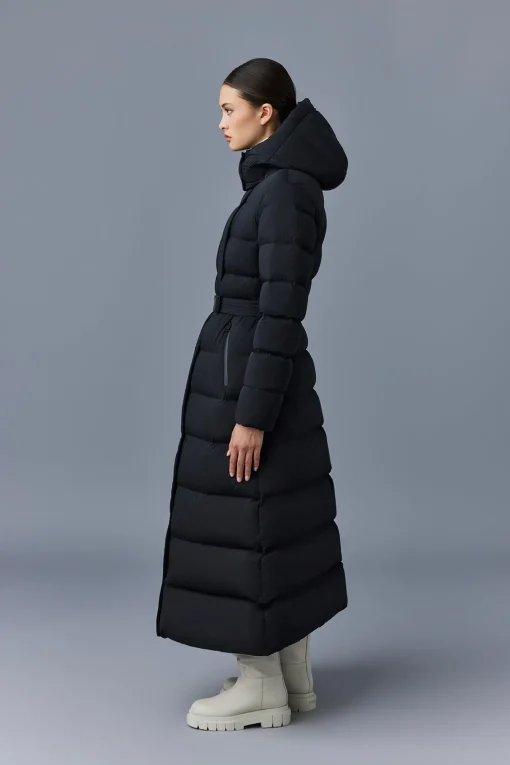 CALINA-CITY Stretch down maxi coat