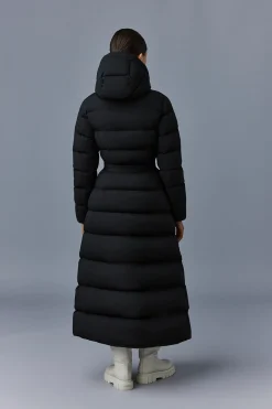 CALINA-CITY Stretch down maxi coat