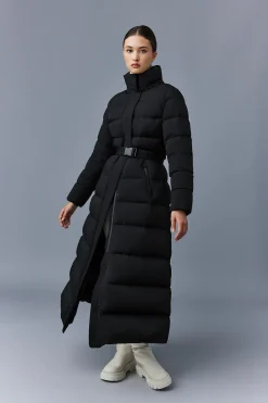 CALINA-CITY Stretch down maxi coat