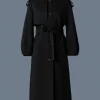 CEYLA Double-Face Wool Coat with Sash Belt