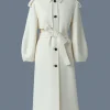 CEYLA Double-Face Wool Coat with Sash Belt