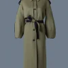 CEYLA Double-Face Wool Coat with Sash Belt