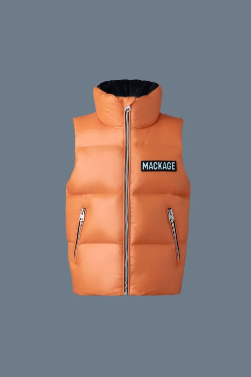 CHARLEE Lustrous light down puffer vest for kids (8-14 years)