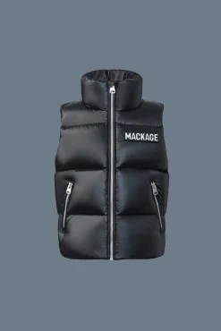 CHARLEE Lustrous light down puffer vest for toddlers (2-6 years)