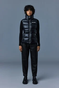 CHAYA lustrous light down vest for ladies