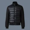 COLLIN-R Nano Down Mixed Media Bomber Jacket